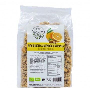 BioCrunchy de Almendra y Naranja Bio 250g EcoSalim