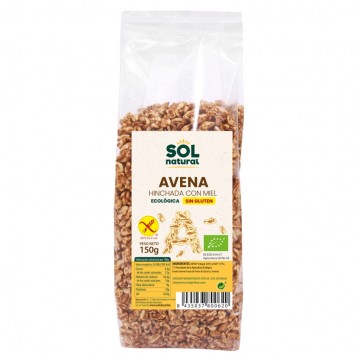 Avena Hinchada con Miel SinGluten Bio 150g Solnatural