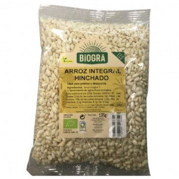 Arroz Integral Hinchado Bio Vegan 125g Biogra