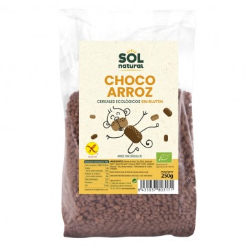 Arroz Hinchado con Cacao Bio 250g Solnatural