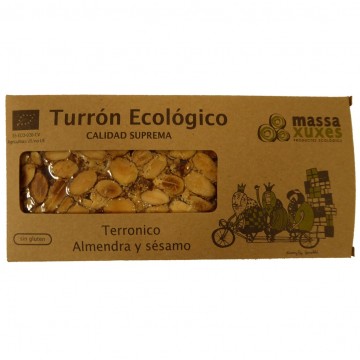 Turron terronico almendra sesamo Eco 200g Massa Xuxes