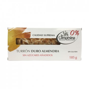 Turrón duro almendra s/g s/a La Campesina