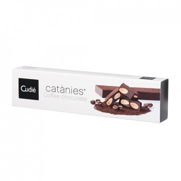 Turron de catanias cafe y chocolate sin gluten Cudie