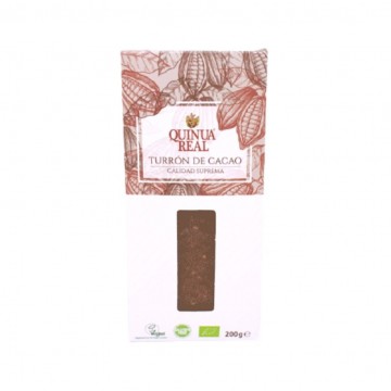 Turron con Cacao y Quinoa SinGluten Bio Vegan 200g Quinua Real