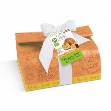 Panettone de Chocolate y Naranja Bio 750g Pasticceria Italiana