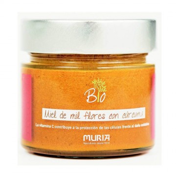 Miel Mil Flores con Curcuma Bio 250g Muria