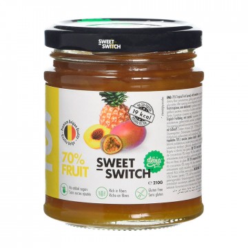 Mermelada Tropical con Stevia SinGluten 280g Sweet Switch