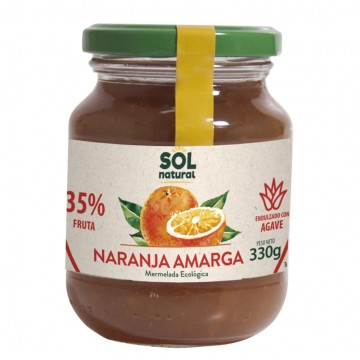 Mermelada Naranja Amarga con Agave Bio Vegan 325g Solnatural