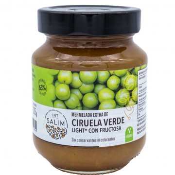 Mermelada Extra de Ciruela Verde Light SinGluten SinAzucar 325g Int-Salim