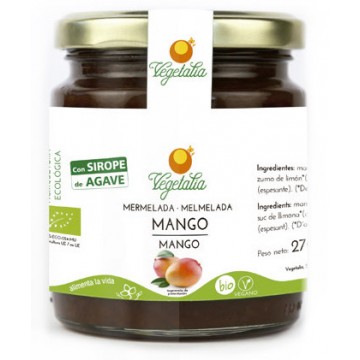 Mermelada de Mango con Agave Bio Vegan 265g Vegetalia