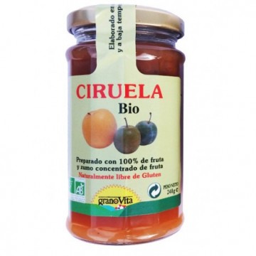 Mermelada de Ciruelas SinGluten Bio Vegan 240g Granovita