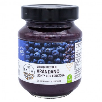 Mermelada de Arandanos Light con Fructosa SinGluten 325g Int-Salim