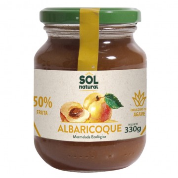 Mermelada de Albaricoque con Agave Bio 330g Solnatural