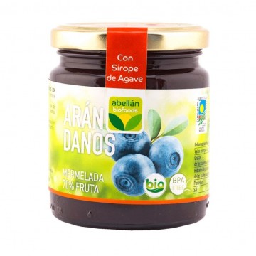 Mermelada Arandanos Agave Bio 265g Abellan Biofoods