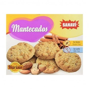 Mantecados Almendra y Canela SinGluten 200g Sanavi