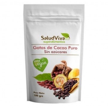 Gotas de Cacao Puro Eco Vegan 100g Salud Viva