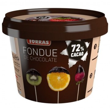 Fondue de Chocolate 70% Cacao SinGluten 220g Torras