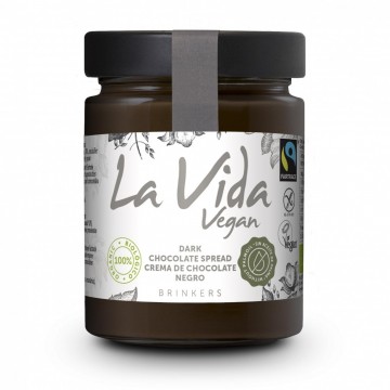 Crema de Chocolate Negro SinGluten Bio Vegan 270g La Vida Vegan