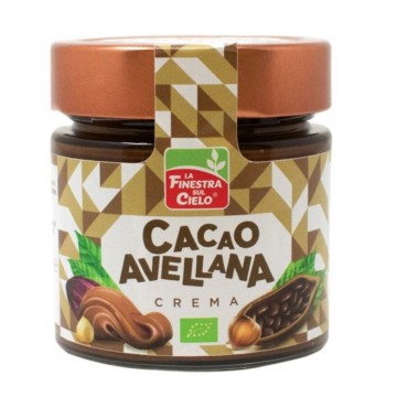 Crema de cacao y avellanas SinGluten Vegan 200g La Finestra Sul Cielo