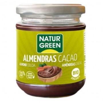 Crema de Cacao y Almendras SinGluten Bio 200g Natur-Green