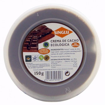 Crema de Cacao SinGluten Eco 150g Singlu