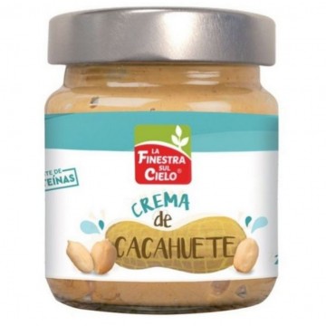 Crema de Cacahuete SinGluten Vegan 200g La Finestra Sul Cielo