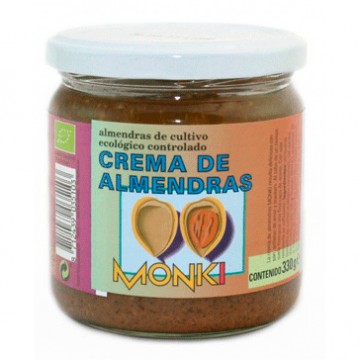 Crema de Almendras Tostada Bio 330g Monki