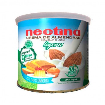 Crema de Almendras Ligera Lata SinGluten Vegan 900g Nectina