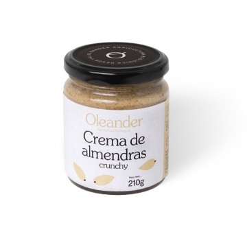 Crema de Almendras Crunchy SinGluten Eco 210g Oleander