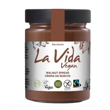 Crema Chocolate Nueces Bio SinGluten 270g La Vida Vegan