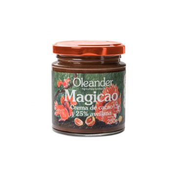 Crema Cacao Avellanas Magicao SinGluten Bio Vegan 250g Oleander