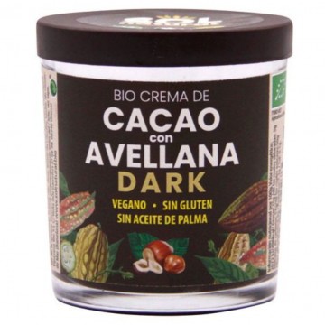 Crema Cacao Avellanas Dark Bio Vegan SinGluten 200g Solnatural