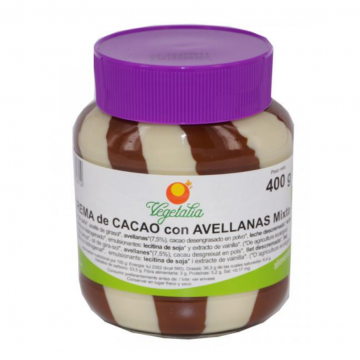 Crema Cacao Avellana Mixta Bio 400g Vegetalia