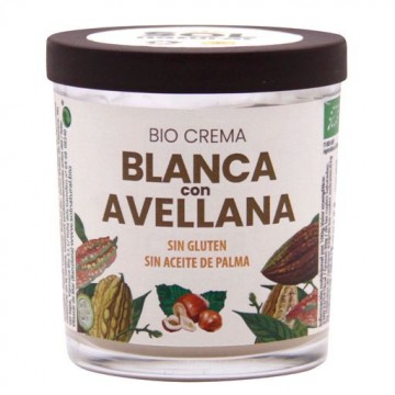 Crema Blanca Avellanas Bio SinGluten 200g Solnatural