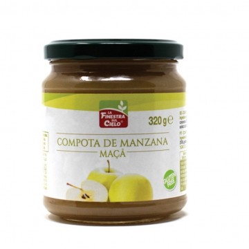 Compota Manzana Bio SinGluten 320g La Finestra Sul Cielo