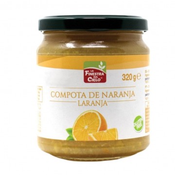 Compota de Naranja Bio SinAzucar 320g La Finestra Sul Cielo