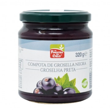 Compota de grosellas Negras SinGluten Bio 320g La Finestra Sul Cielo