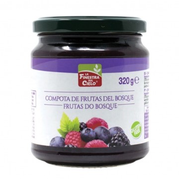 Compota de Frutas del Bosque SinGluten Bio 320g La Finestra Sul Cielo