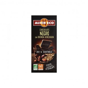 Chocolate Negro con Quinoa Hinchada Bio 100g Altereco