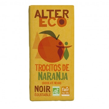 Chocolate Negro con Naranja Bio 100g Altereco