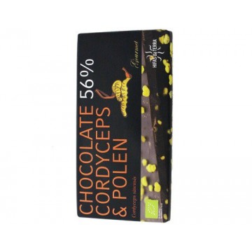 Chocolate 56% Cordyceps y Polen Eco 100g Hifas Da Terra