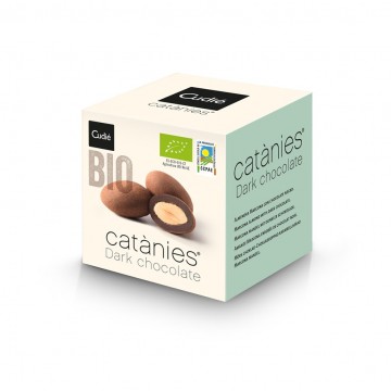 Catanies de Chocolate Negro SinGluten Bio 80g Cudie