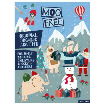 Calendario adviento sin gluten vegano Moo Free