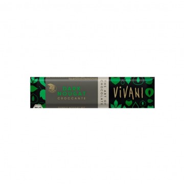 Barrita de Chocolate Negro con Nougat Bio Vegan 18uds Vivani