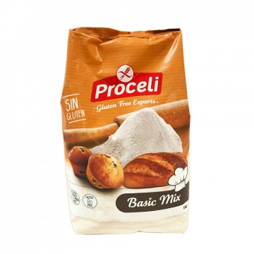 Preparado Panificable Basic Mix SinGluten 1kg Proceli