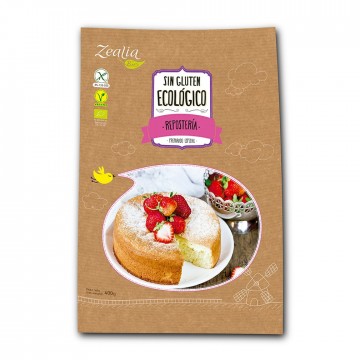 Preparado de Reposteria Harina SinGluten Eco Vegan 400g Zealia