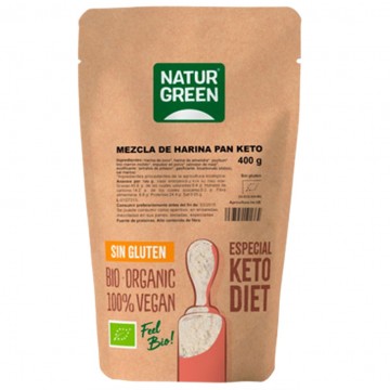 Mezcla Pan Keto Bio SinGluten 400g Natur Green