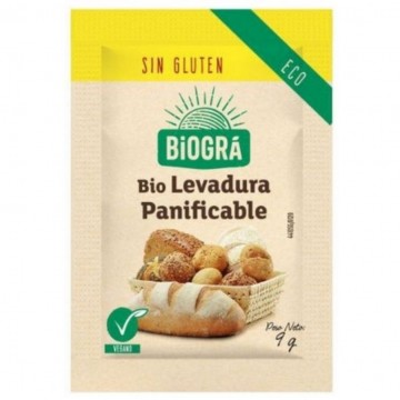 Levadura Panificable SinGluten Bio Vegan 9g Biogra