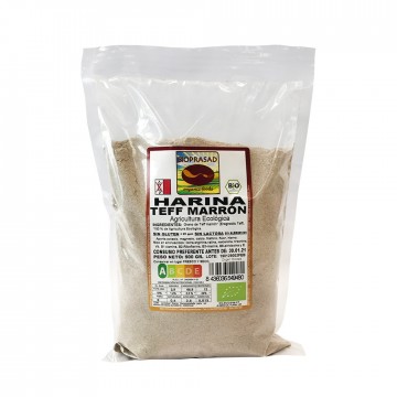 Harina Teff Marron SinGluten Bio 500g Bioprasad