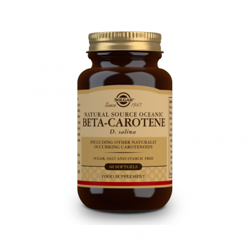 BETA CAROTENO 100% NATURAL (7mg.) 60 PERLAS